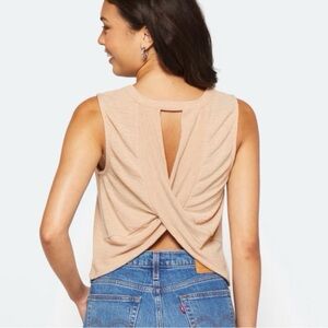 Heatherly Jerash Back Cross Detail Knit Top